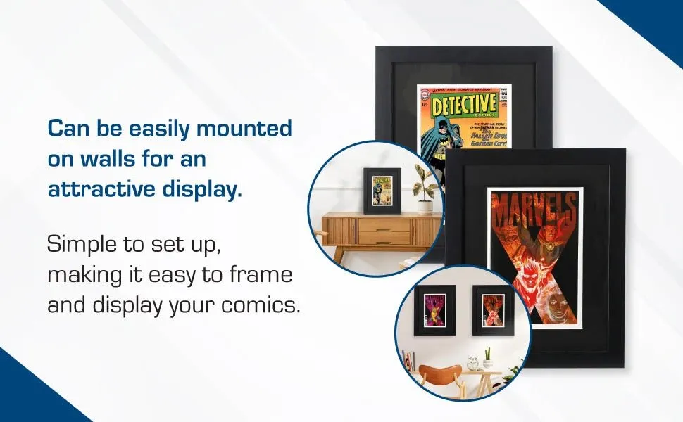 BCW Comic Book Frame for Silver Age (Wood, UV Protection)