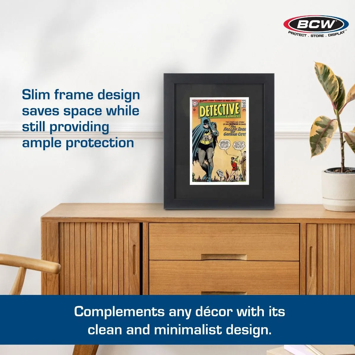 BCW Comic Book Frame for Silver Age (Wood, UV Protection)