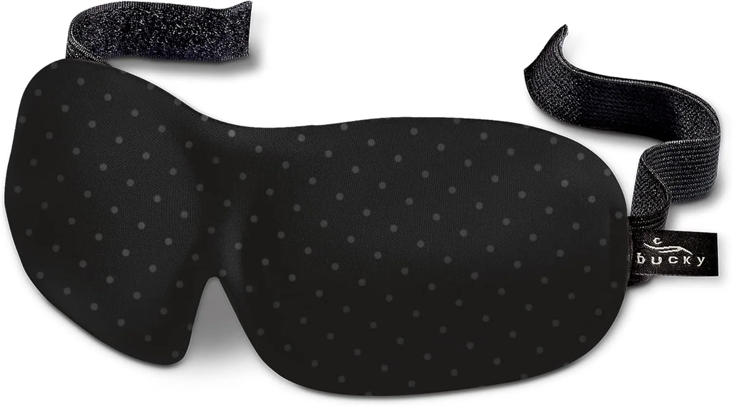 Bucky 40 Blinks No Pressure Beauty & Travel Eye Masks, Gray Dots