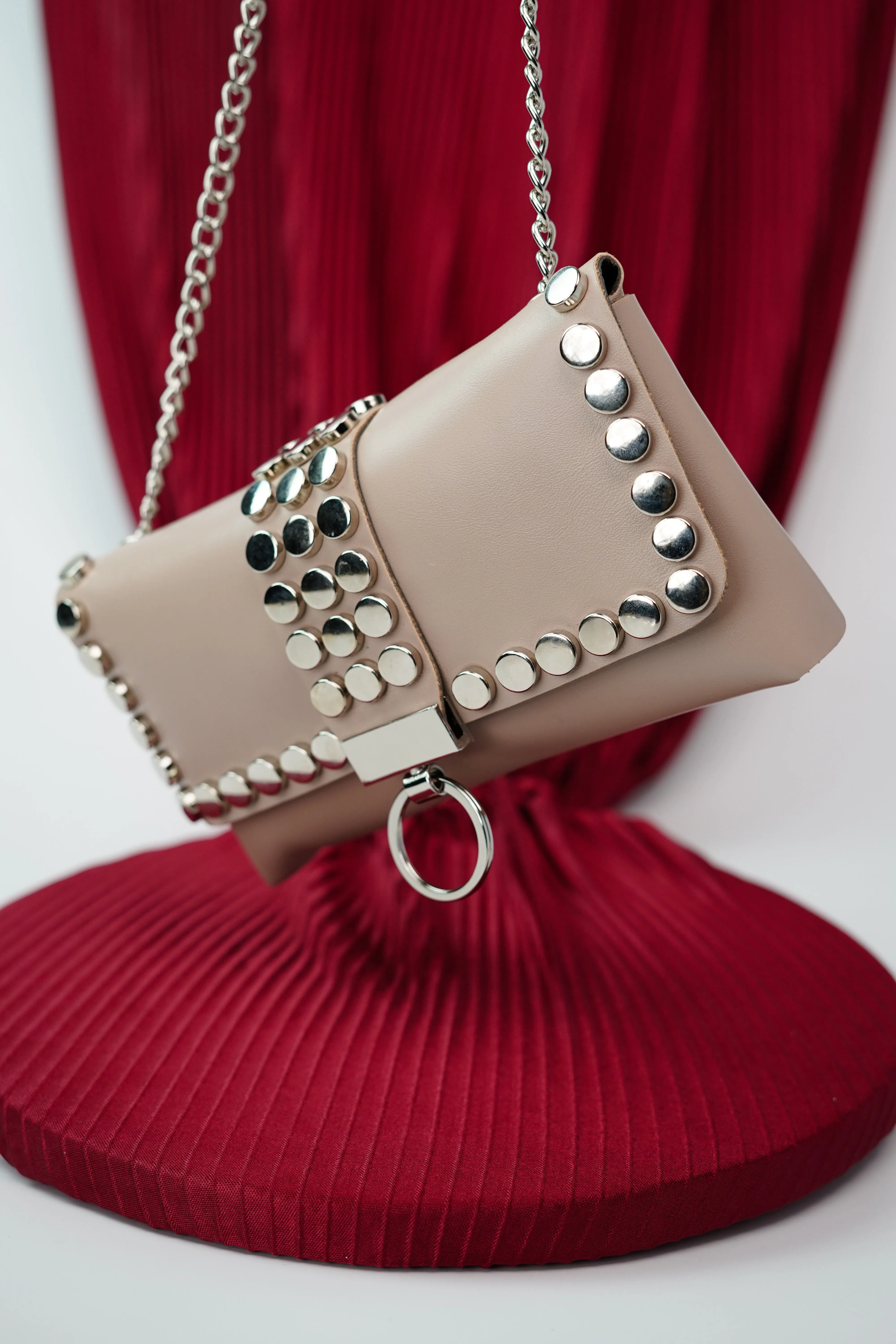 Buff Studded Waist Belt Bag