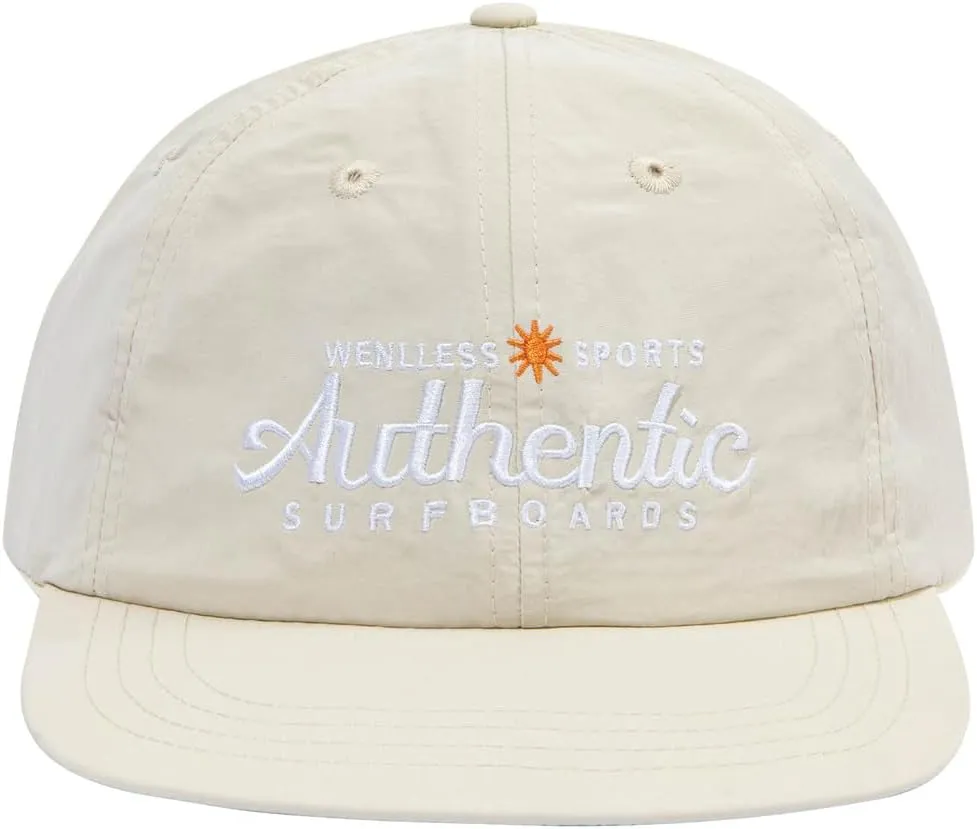 Clakllie Waterproof 5 Panel Hat for Men Quick Dry Flat Brim Baseball Cap Embroidered Trucker Hats for Running Camp Hiking Hat