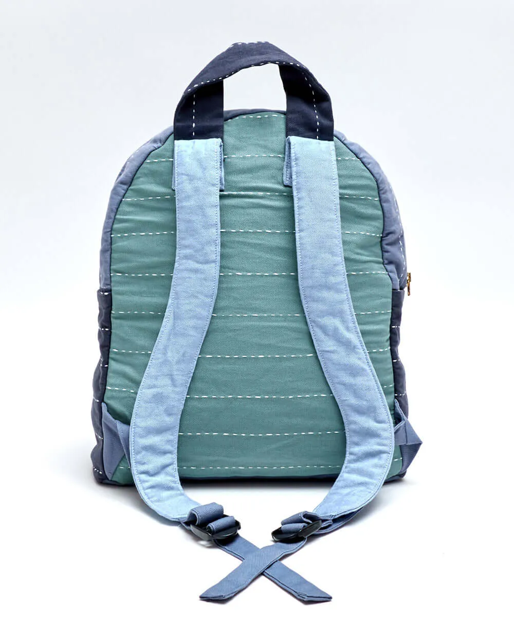 Colorblock Mini Backpack - Spruce