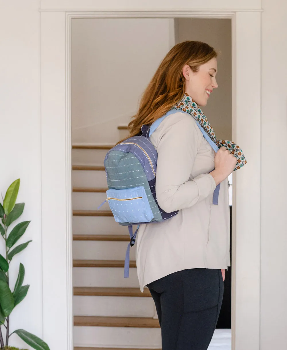 Colorblock Mini Backpack - Spruce