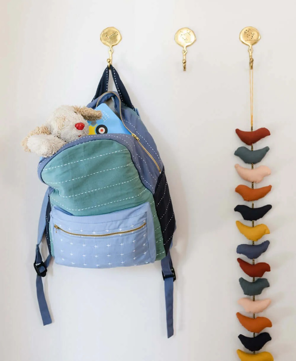 Colorblock Mini Backpack - Spruce