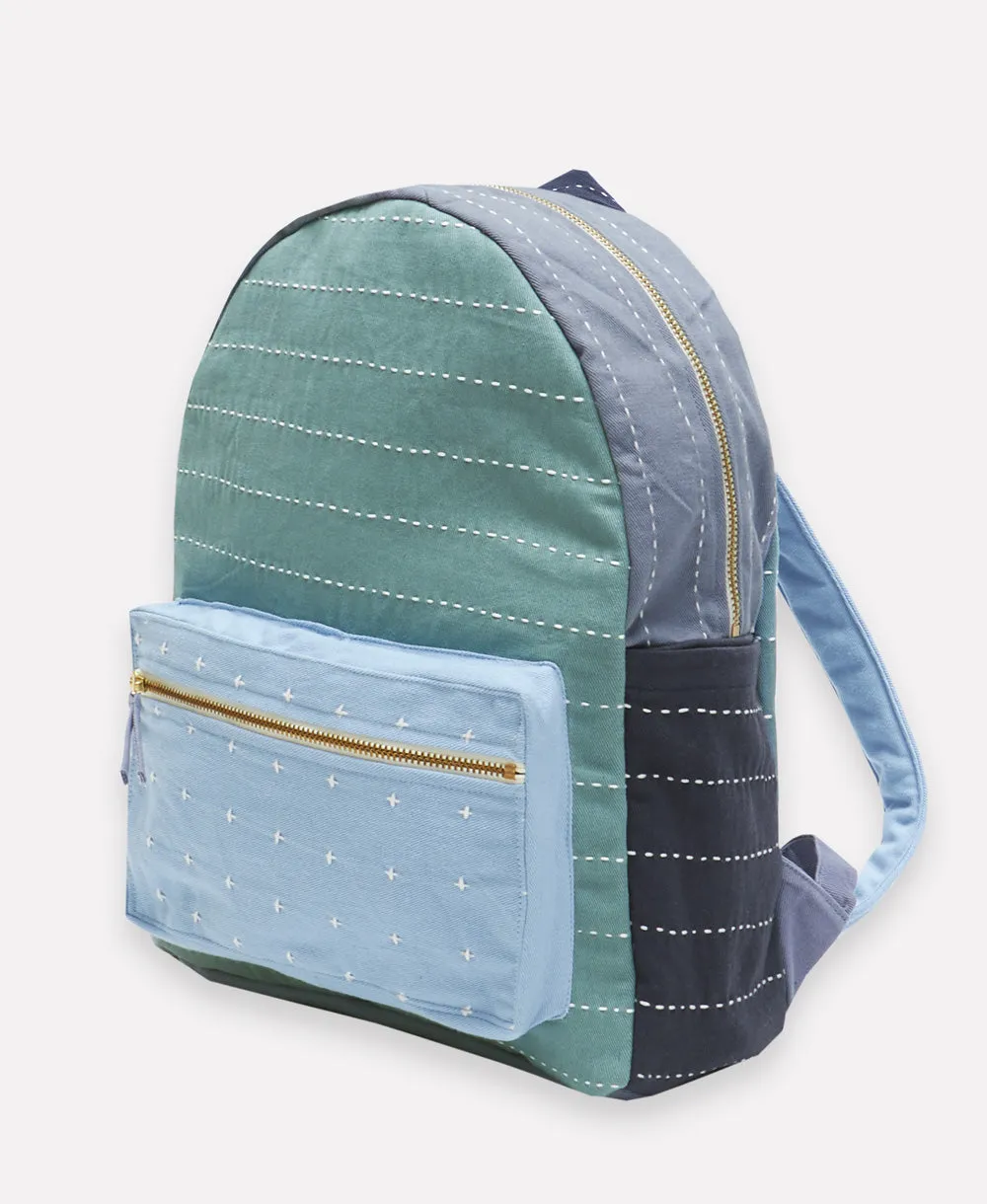Colorblock Mini Backpack - Spruce