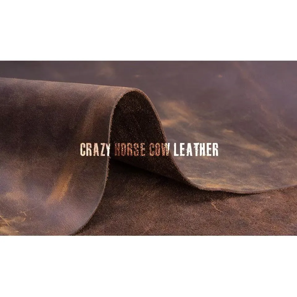 CowLuxe Stylish Leather Men's Utility Bag
