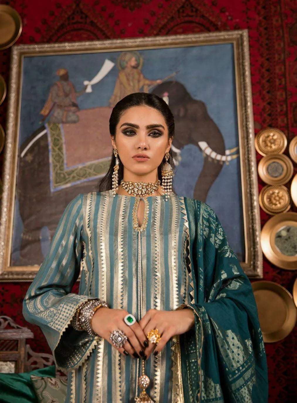 Cross Stitch Royal Secrets Jaquard Collection 2019 – Taaq E Rawan A