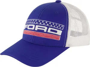 Ford Truck Hat, Logo Mesh Adjustable Baseball Cap with Curved Brim
