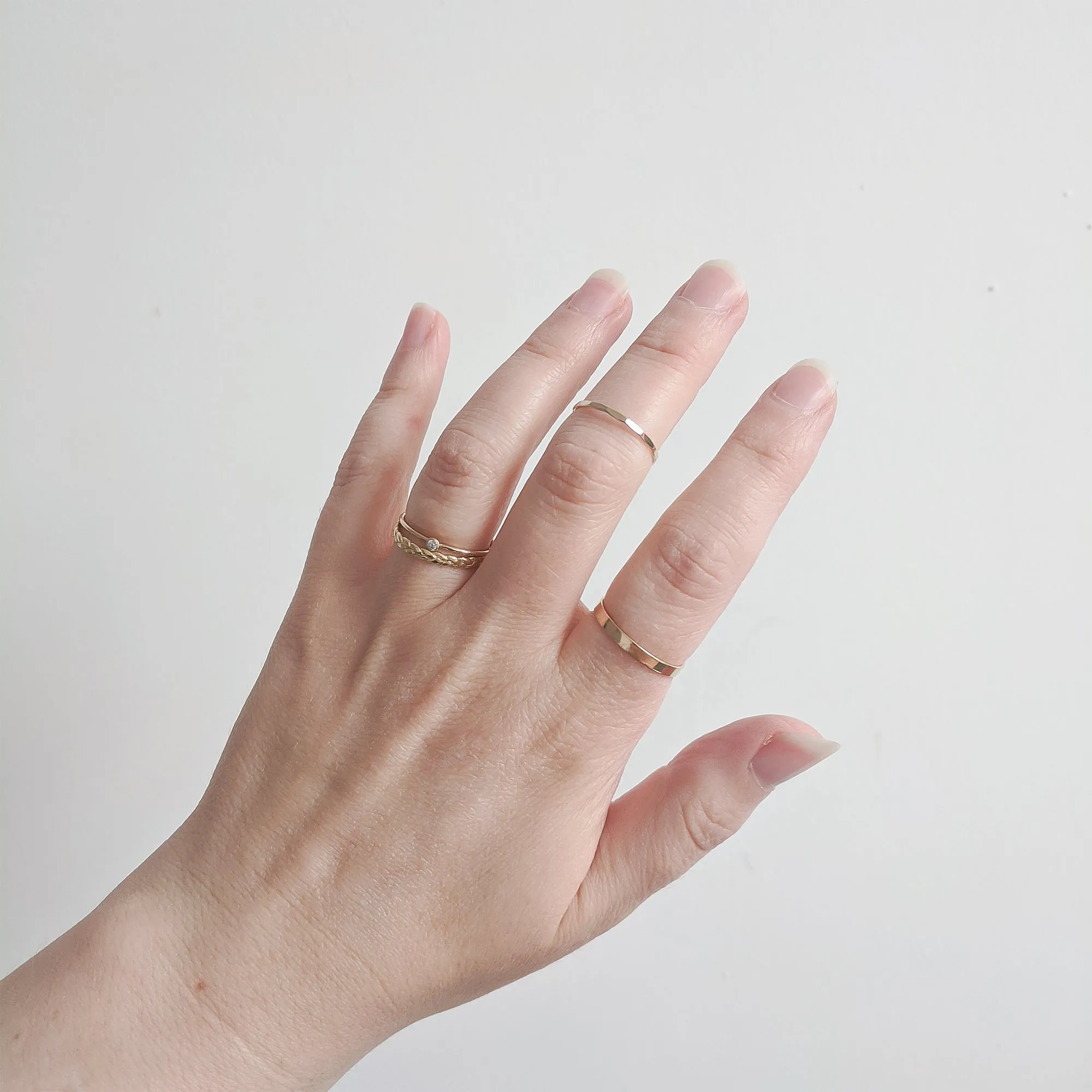 Gold Band Stacking Ring