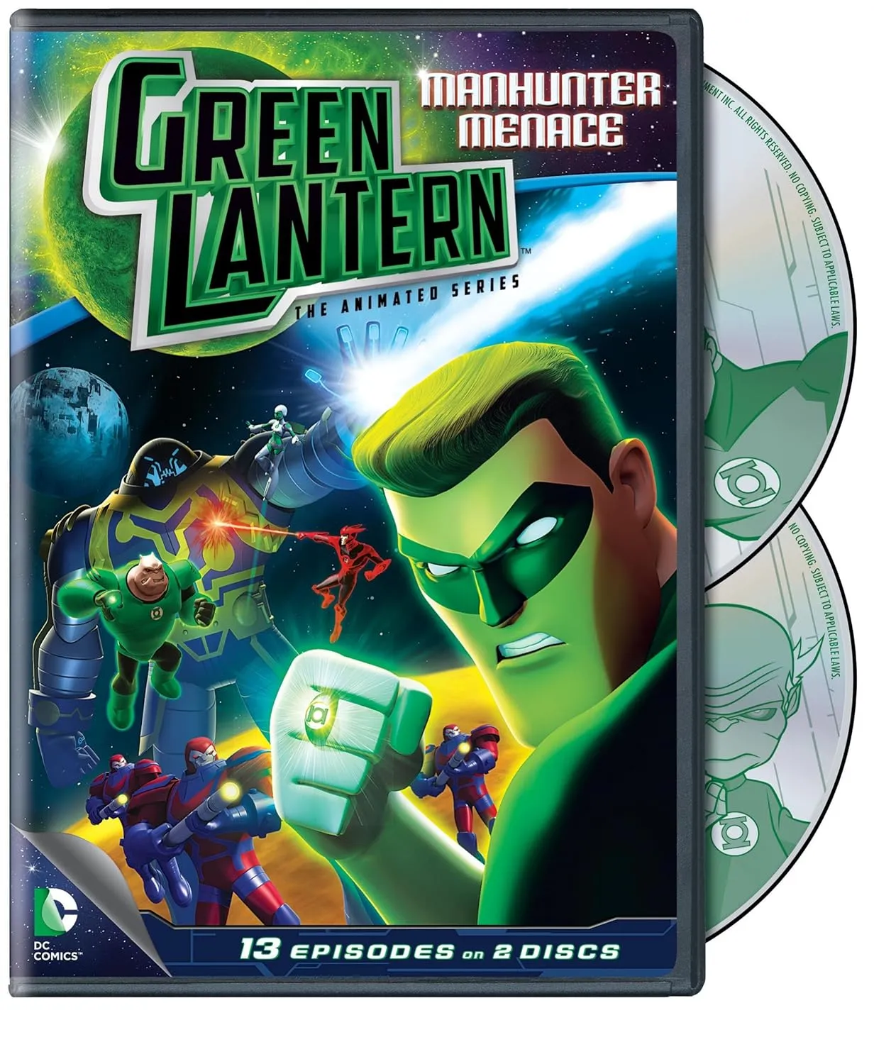 Green Lantern Animated Show: Manhunter Menace (S1 P2)