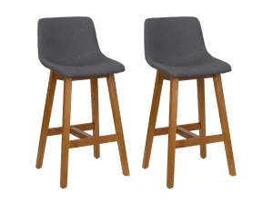 Grey Wood Bar Stools Set of 2 Grey Wood Bar Stools Set of 2