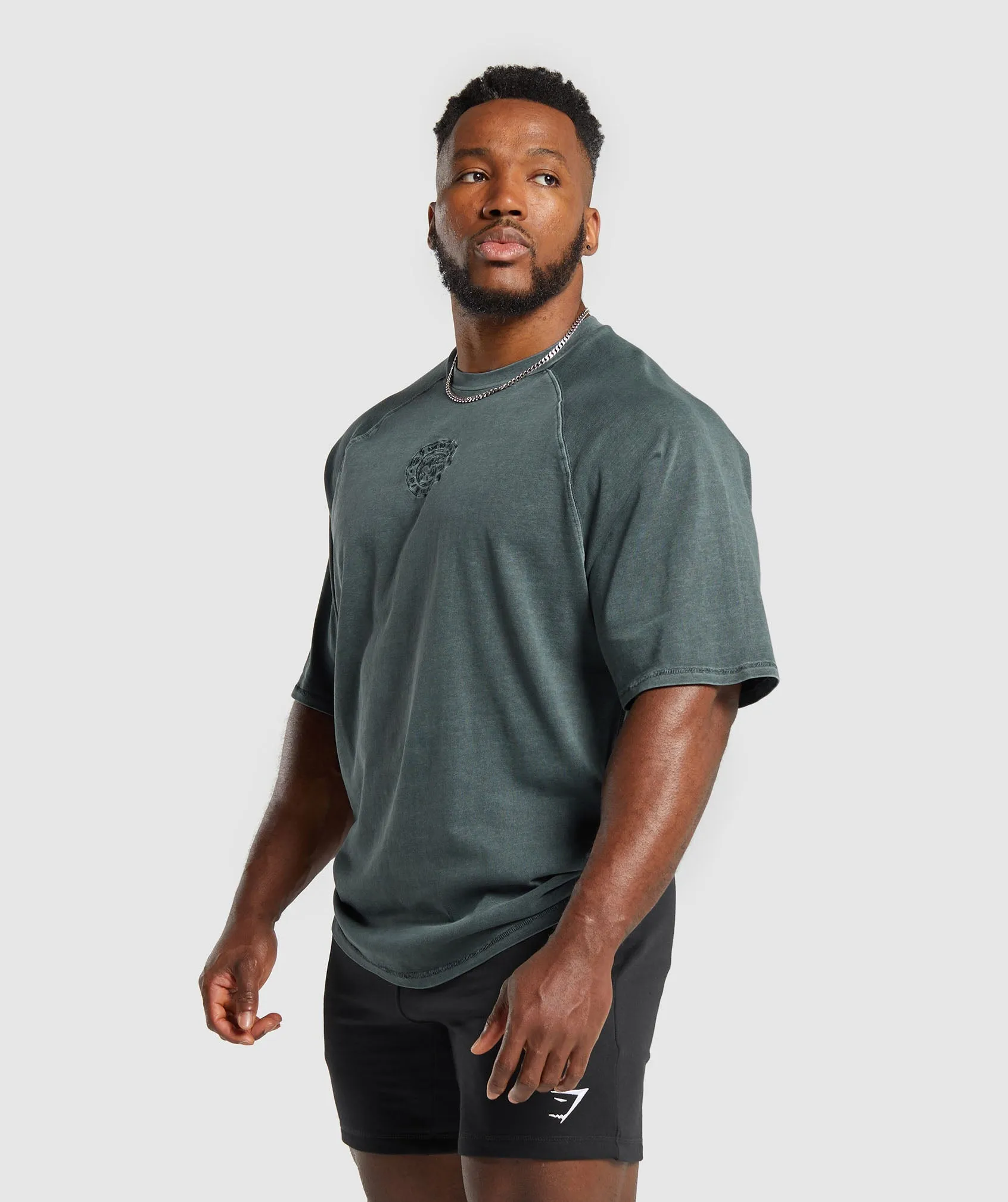 Gymshark Premium Legacy T-Shirt - Cargo Teal