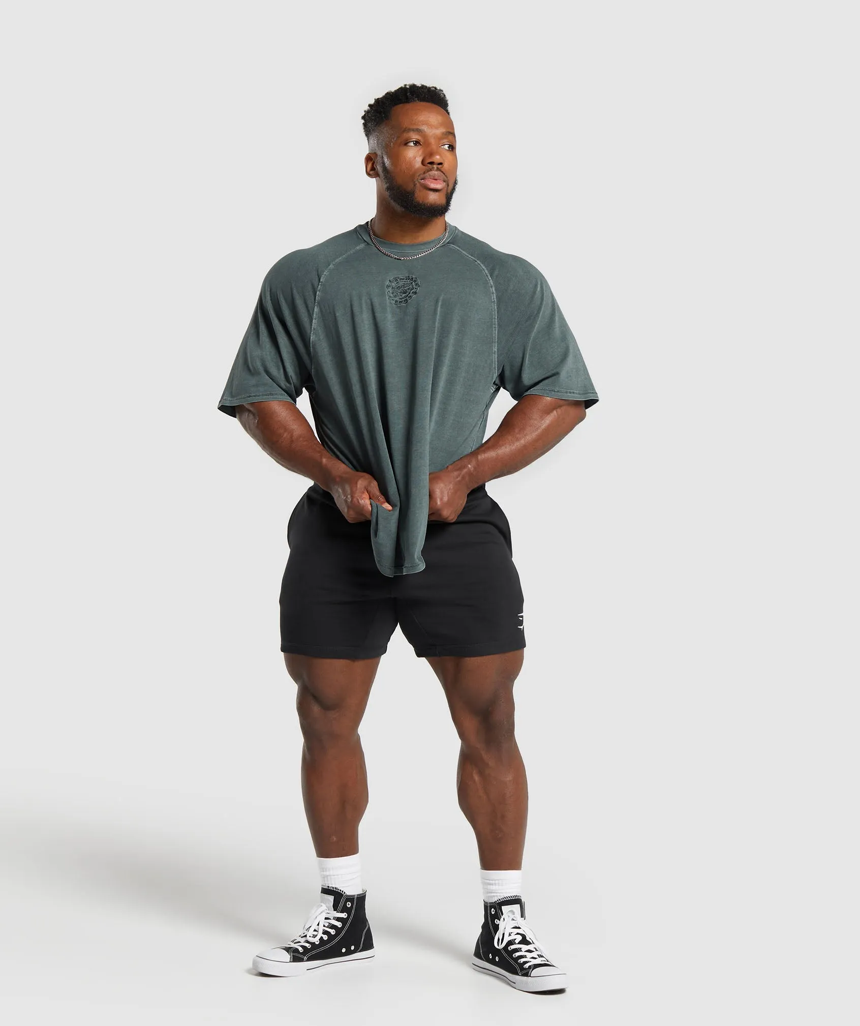 Gymshark Premium Legacy T-Shirt - Cargo Teal