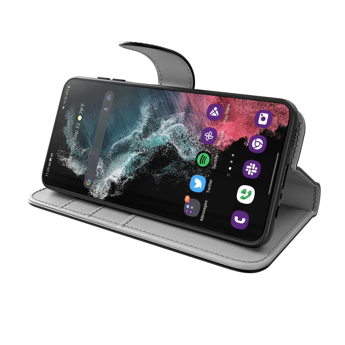 Hugmie® Classic Series Samsung A03 Core Leather Folio Case