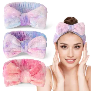 LADES Soft Skincare Headband  Adjustable, Comfortable & Stretchy Fabric, Cute Patterns for Makeup, Facial  Non-Slip, Headband for Hair Control