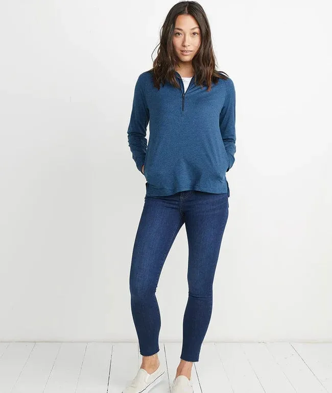 Marine Layer - Women's Re-Spun Sport Quarter-Zip