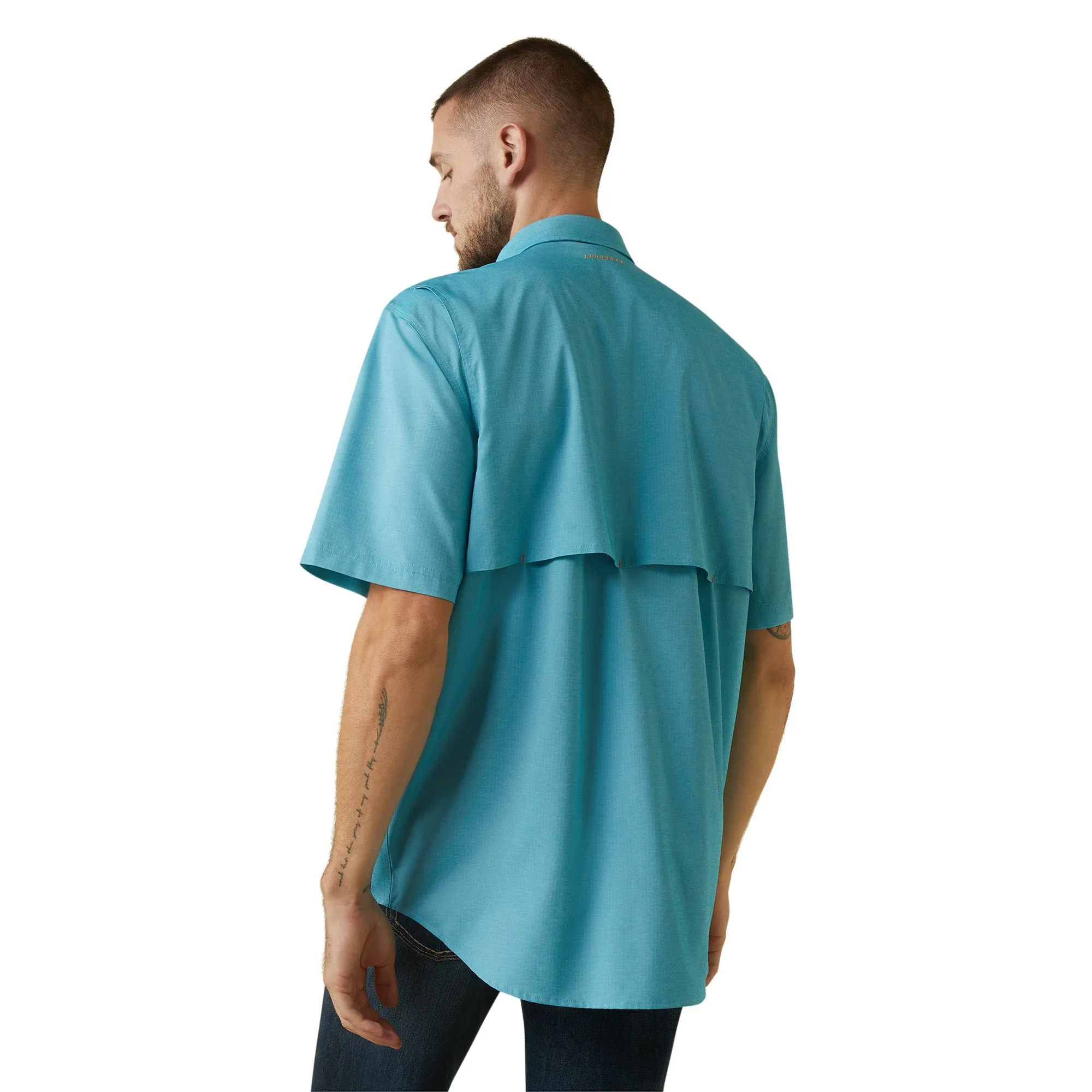 Men's Ariat Rebar Button Down Shirt #10043580X (Big and Tall)