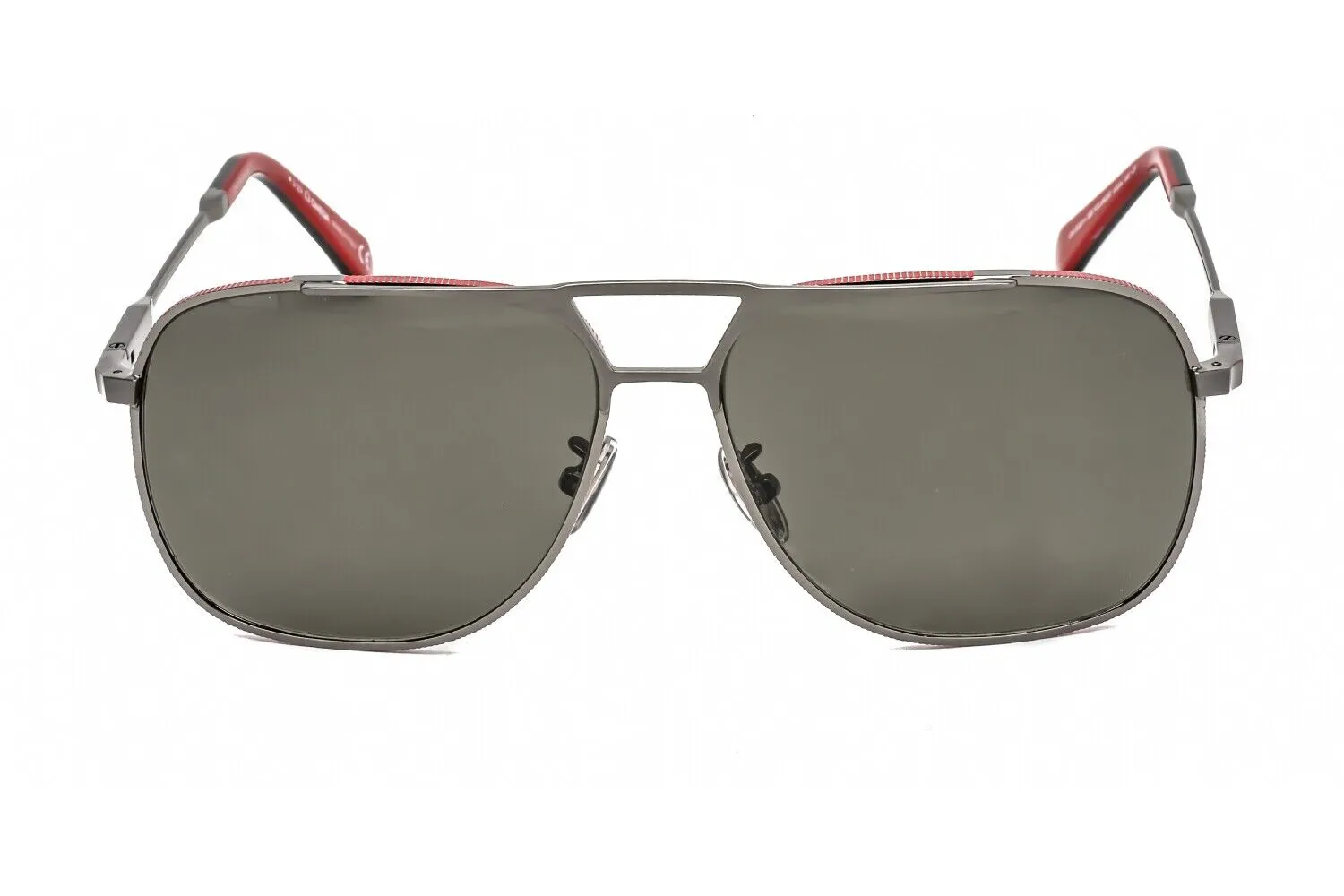 Omega Gunmetal Smoke Polarized Men's Sunglasses