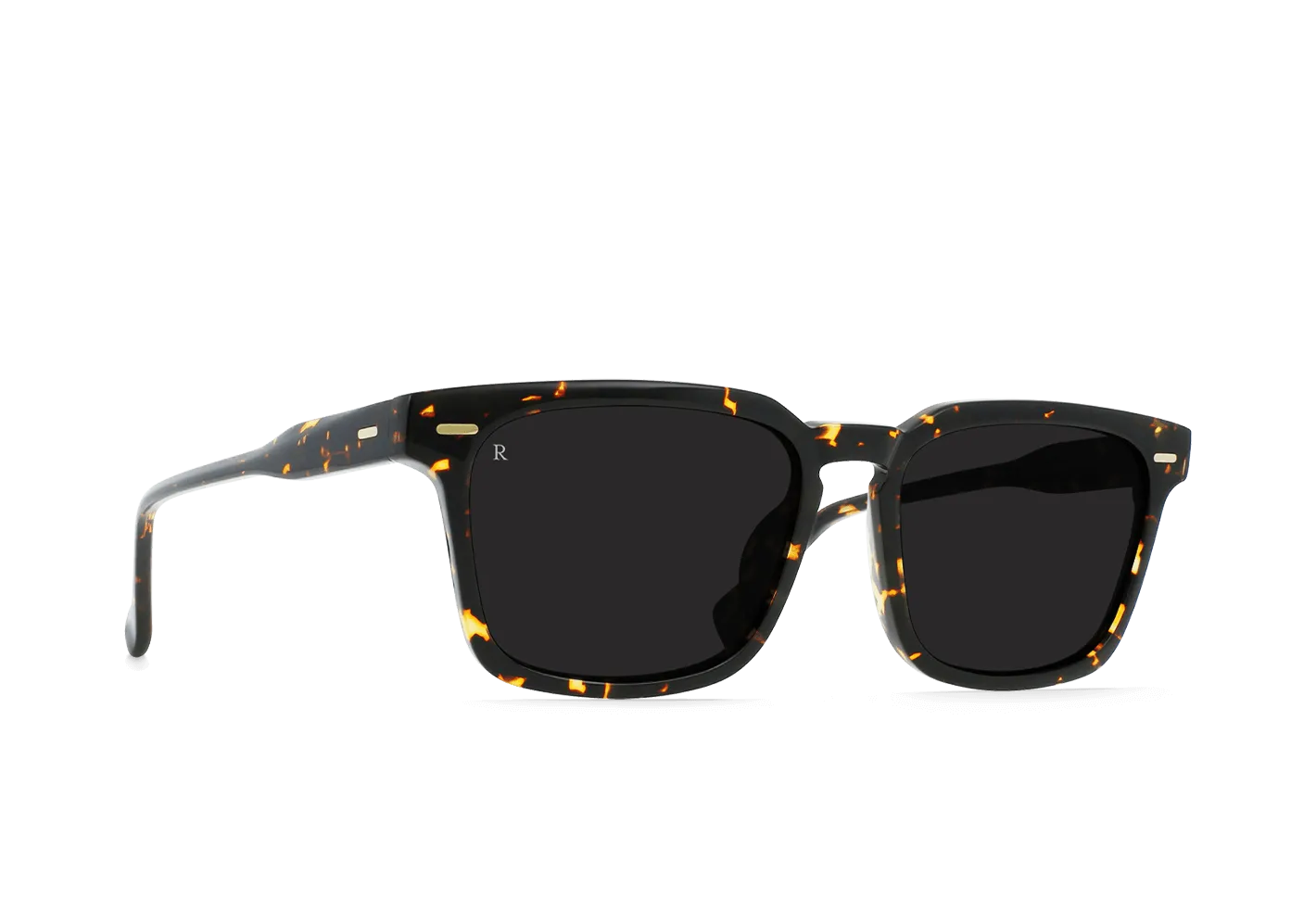 Raen Adin Men's Square Sunglasses - Cosmos Tortoise/Dark Smoke