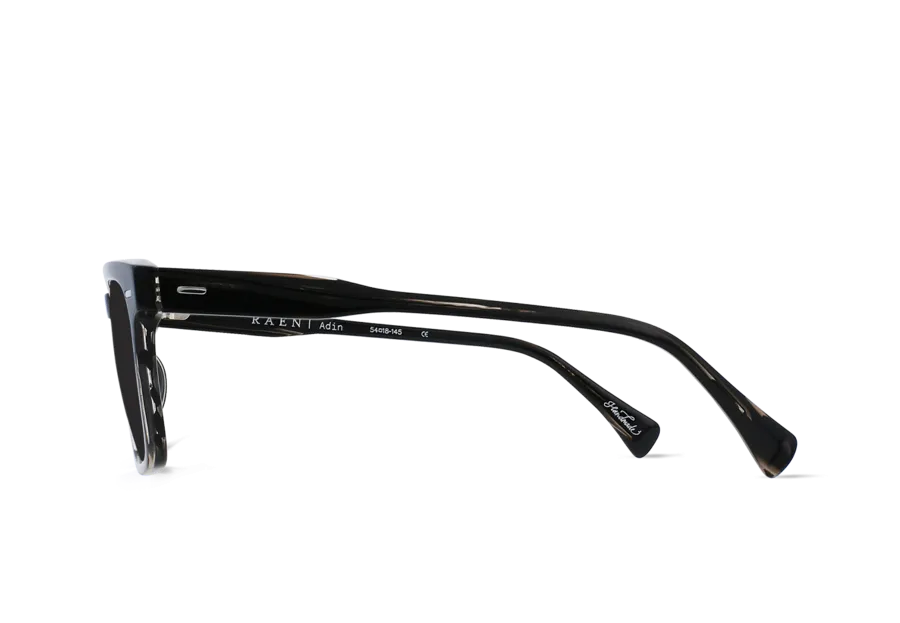 Raen Adin Unisex Sunglasses - Licorice/Dark Smoke