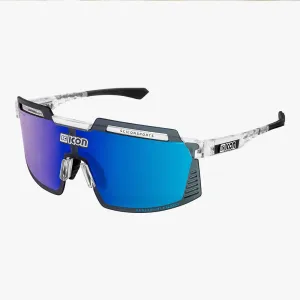 SCICON AEROWATT FOZA CRYSTAL GLOSS Sunglasses - MULTIMIRROR BLUE LENSES SCICON AEROWATT FOZA CRYSTAL GLOSS Sunglasses - MULTIMIRROR BLUE LENSES