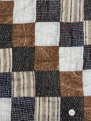 Silk Blend Multicolor Patchwork JEAD-024 Fabric