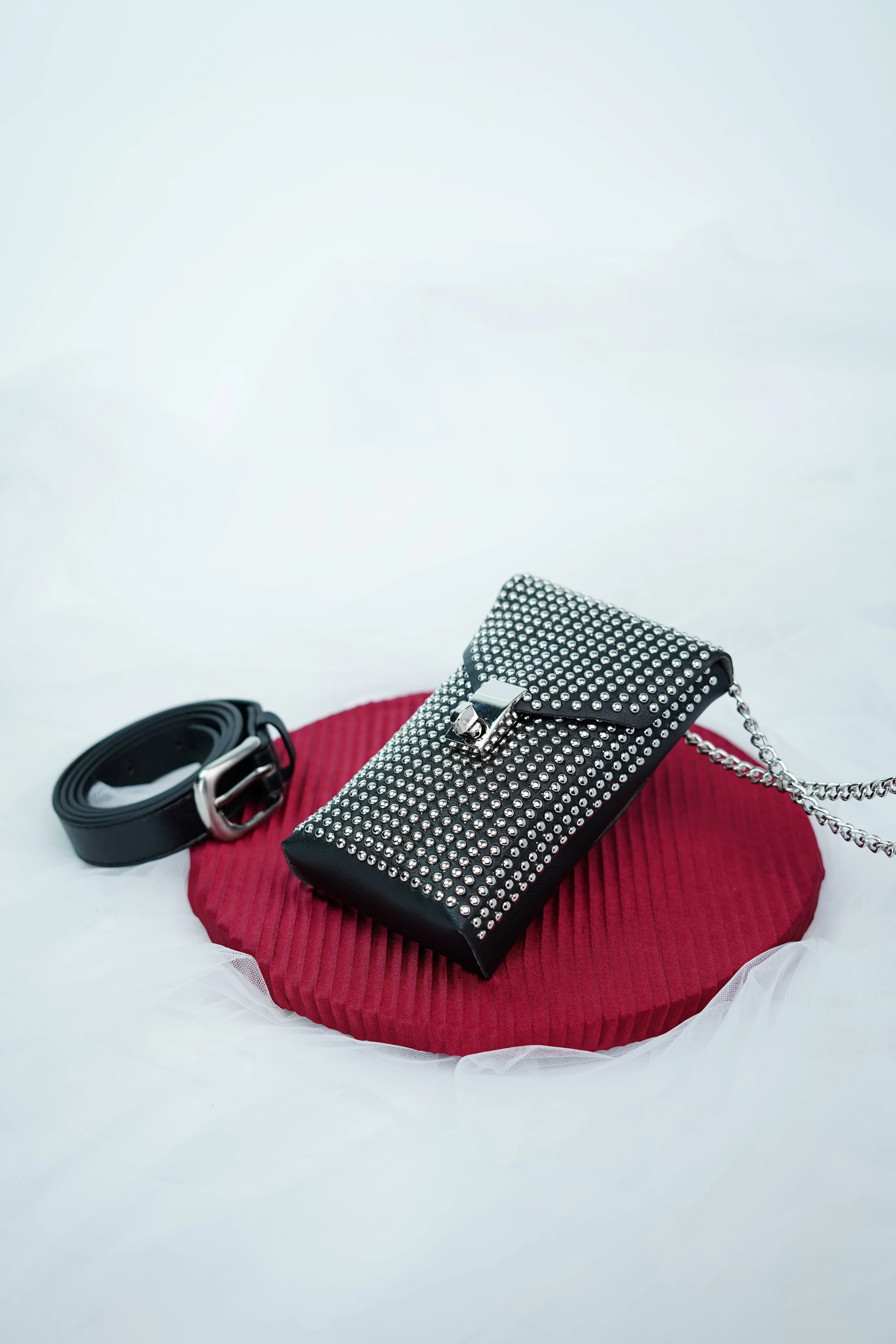 Studded Waist Belt Bag
