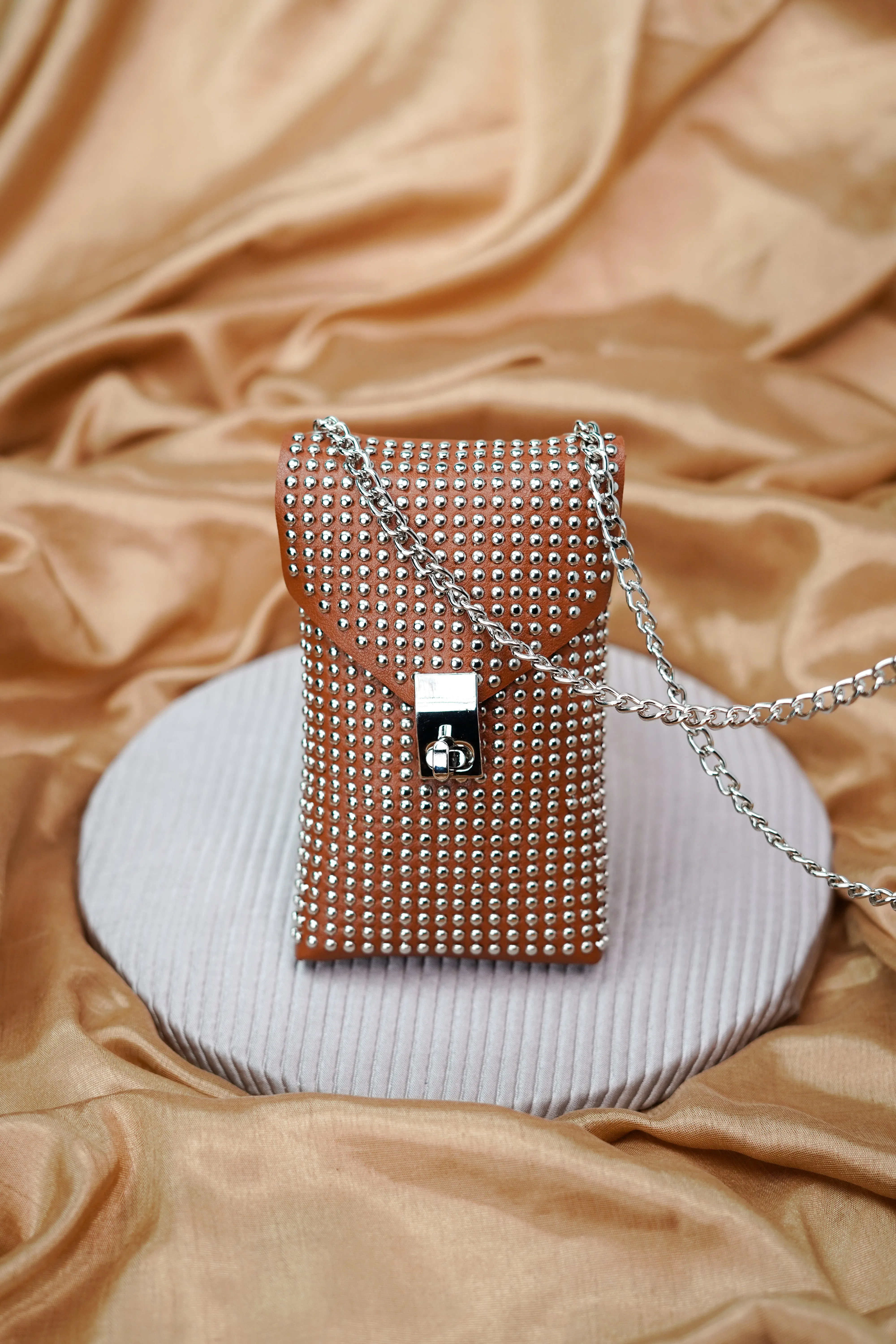 Studded Waist Belt Bag