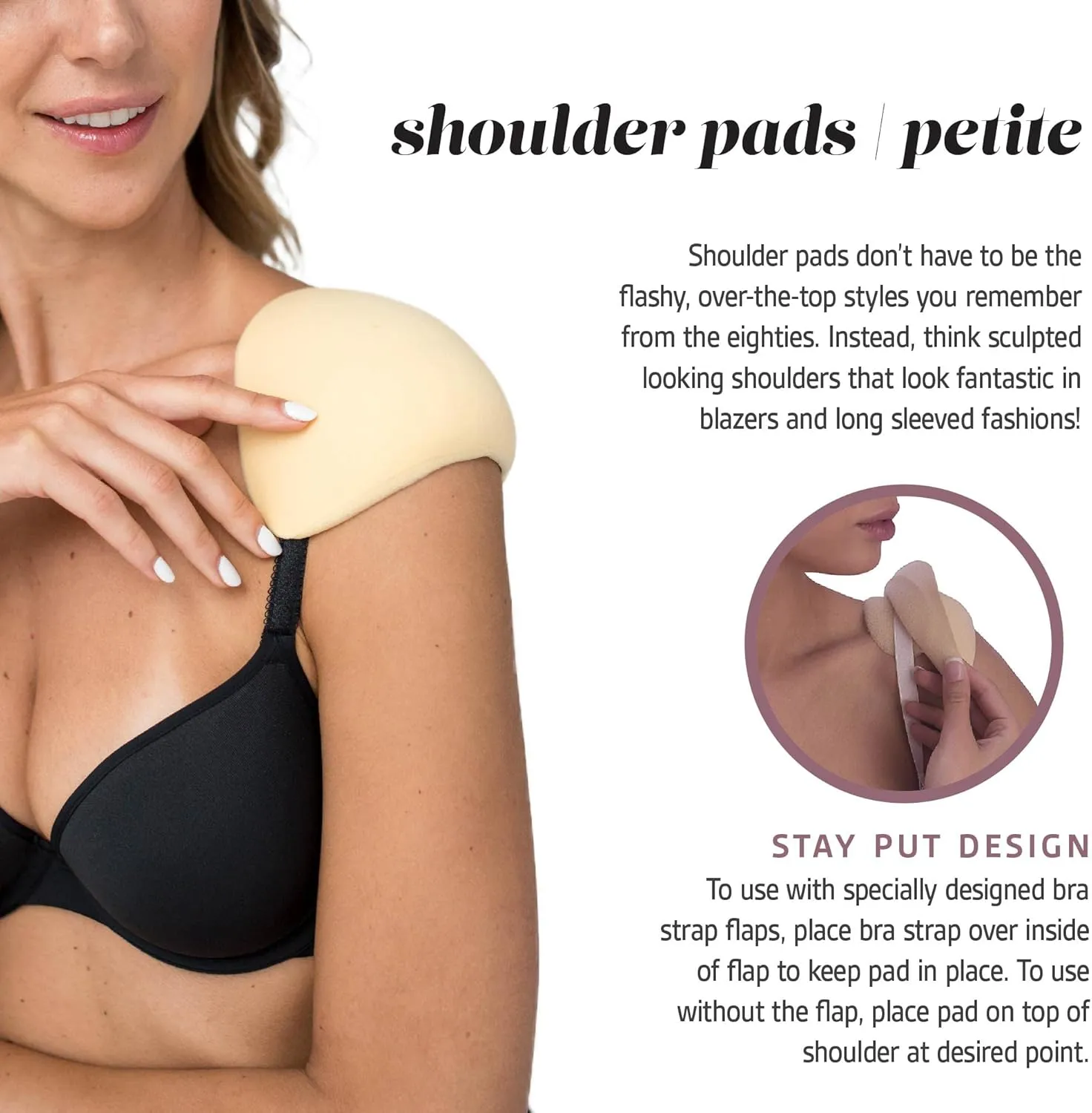 Women's Petite Petite Shoulder Pad