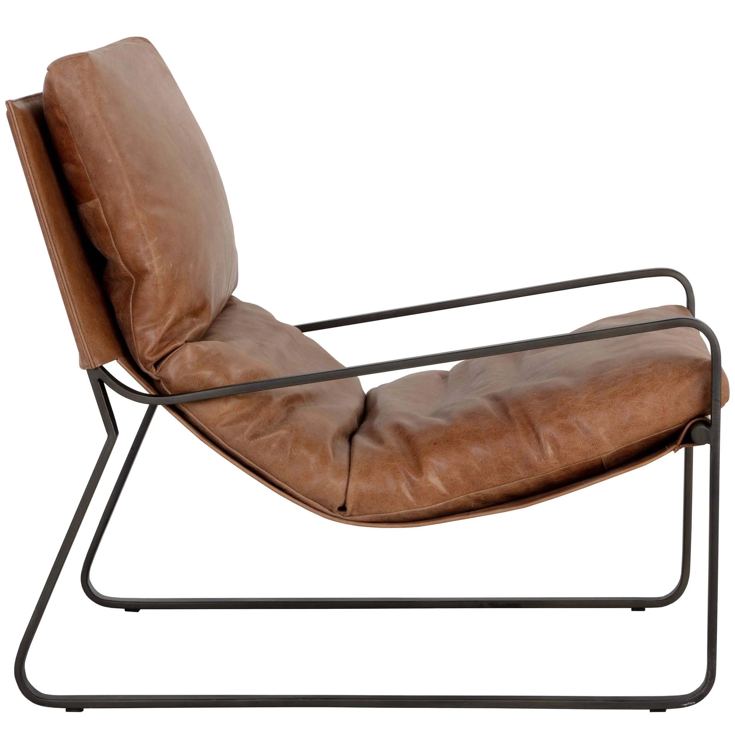Zancor Leather Chair, Tan